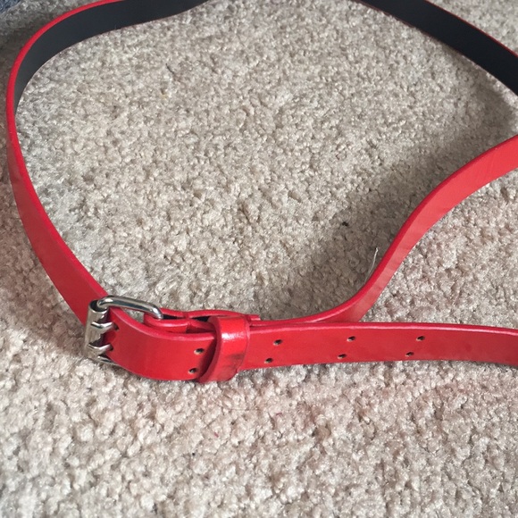 No Boundaries red skinny belt - Picture 2 of 5